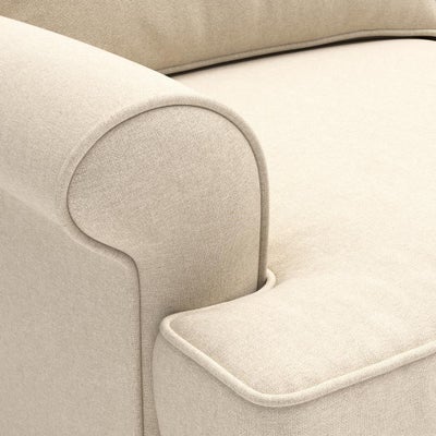 Armchair - Lily White - House Linen Mix