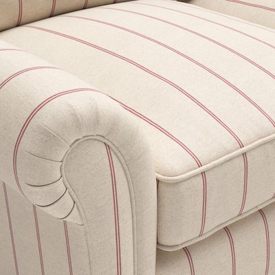 4 Seater - Raspberry - Compton Stripe