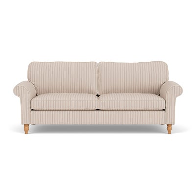 4 Seater - Flax - Kingham Stripe