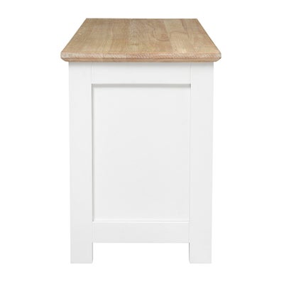 Pure White Shoe Bench