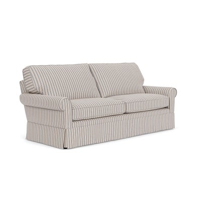 4 Seater Sofa - Indigo - Kingham Stripe