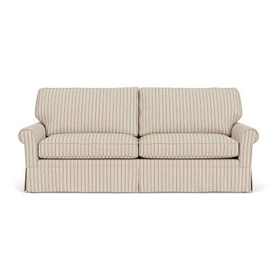 4 Seater Sofa - Sage - Kingham Stripe