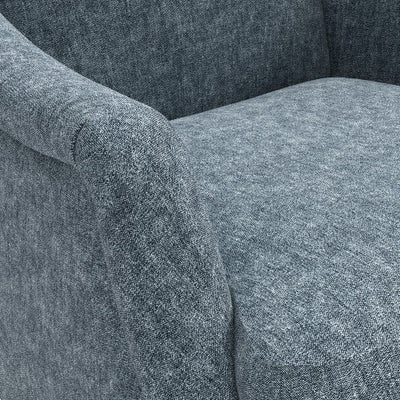 Armchair - Mid Blue - Aquaclean Oxford