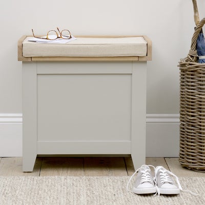 Small Shoe Storage Trunk Bench