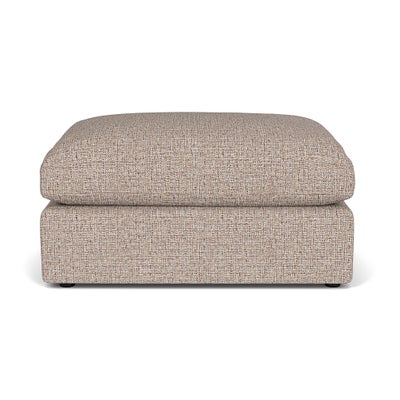 Foot Stool - Natural Mix - Textured Weave