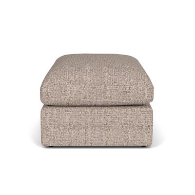 Foot Stool - Natural Mix - Textured Weave