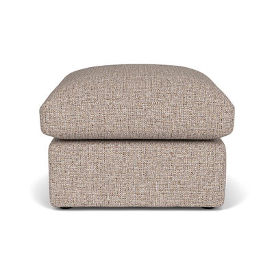 Foot Stool - Natural Mix - Textured Weave