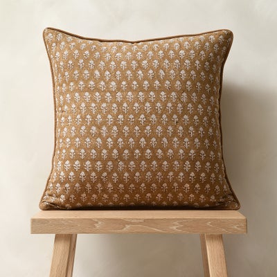 Block Print Cushion 45x45cm