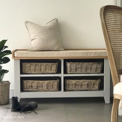 Open Shoe Storage Bench