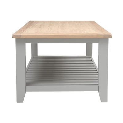 Large Slatted Coffee Table