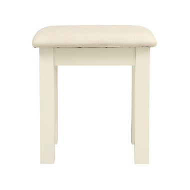 Chester Classic Cream Dressing Table Stool - The Cotswold Company