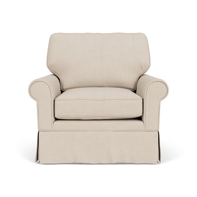 Armchair - Lily White - House Linen Mix