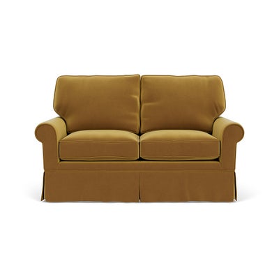 Large 2 Seater - Mustard - Matt Velvet