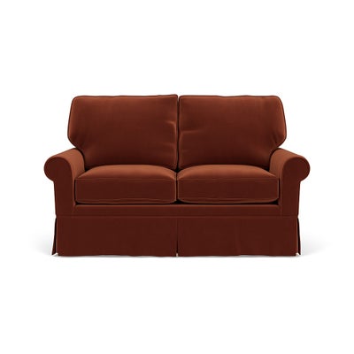 Large 2 Seater - Brick - Matt Velvet