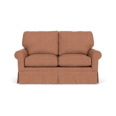 Large 2 Seater - Brick - Herringbone Weave