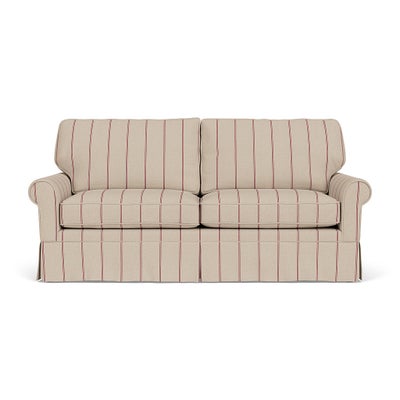 3 Seater - Raspberry - Compton Stripe