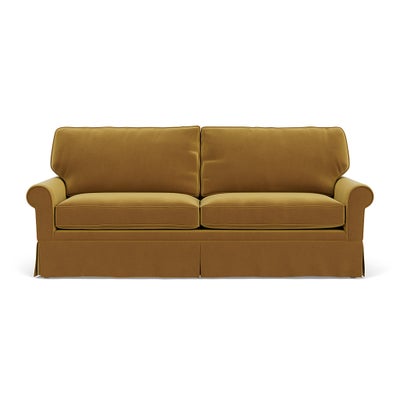 4 Seater - Mustard - Matt Velvet