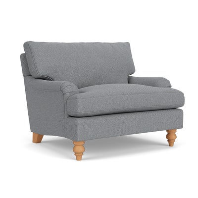 Love Seat - Blue Marl - House Weave