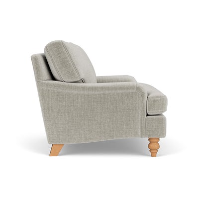 Love Seat - Grey Mist - Eco Chenille
