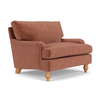 Love Seat - Cinnamon - Eco Chenille