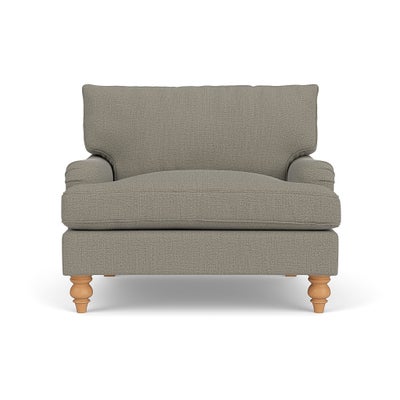 Love Seat - Flax - Rustic Weave