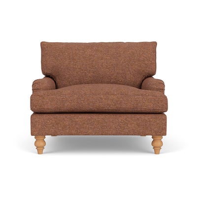 Love Seat - Brick Marl - Aquaclean Oxford
