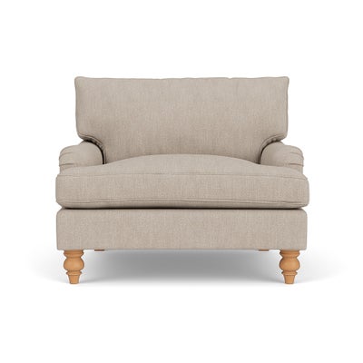 Love Seat - Natural - Luxury Italian Linen