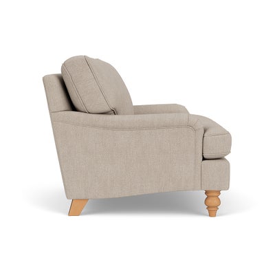 Love Seat - Natural - Luxury Italian Linen