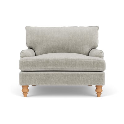 Love Seat - Grey Mist - Eco Chenille