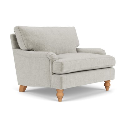 Love Seat - Grey Mist - Eco Chenille