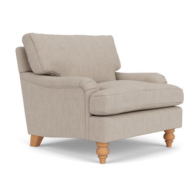 Armchair - Natural - Luxury Italian Linen