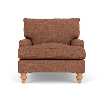 Armchair - Brick Marl - Aquaclean Oxford