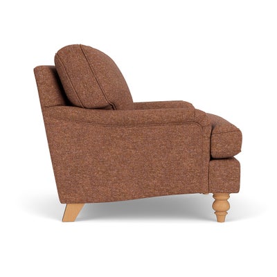 Armchair - Brick Marl - Aquaclean Oxford