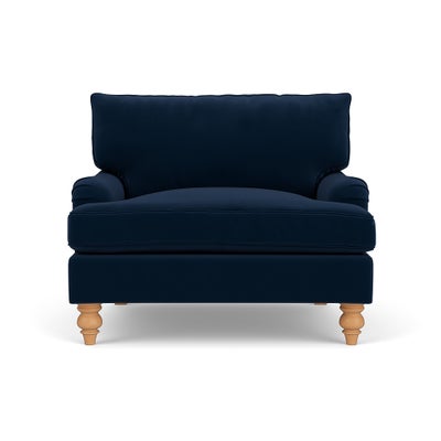 Love Seat - Deep blue - Matt Velvet