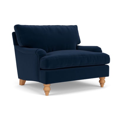 Love Seat - Deep blue - Matt Velvet
