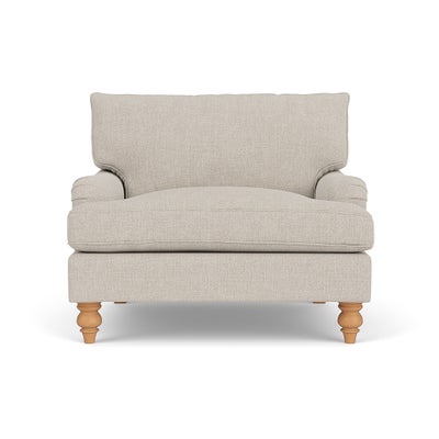 Love Seat - Natural - Aquaclean Oxford