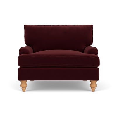 Love Seat - Dark Rosehip - Matt Velvet