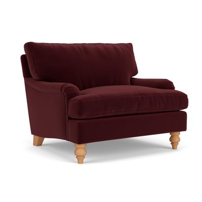 Love Seat - Dark Rosehip - Matt Velvet