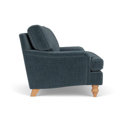 Love Seat - Teal - Eco Chenille