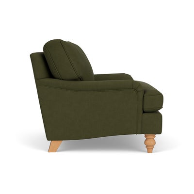 Love Seat - Forest Green - House Linen Mix
