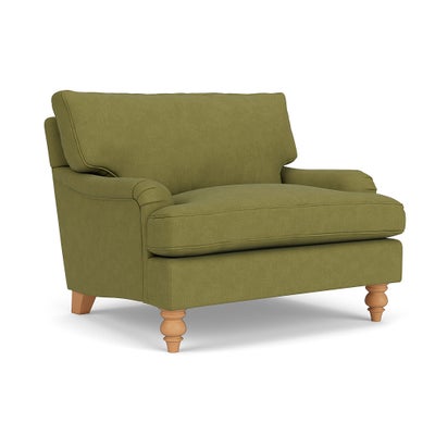 Love Seat - Apple - House Linen Mix