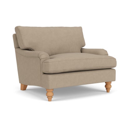 Love Seat - Natural - House Linen Mix