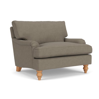 Love Seat - Mid Grey - House Linen Mix