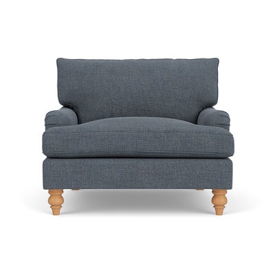 Love Seat - Indigo - Rustic Weave