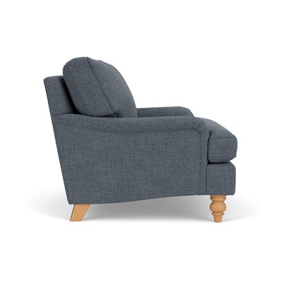 Love Seat - Indigo - Rustic Weave