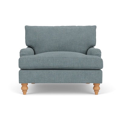 Love Seat - Teal marl - Rustic Weave