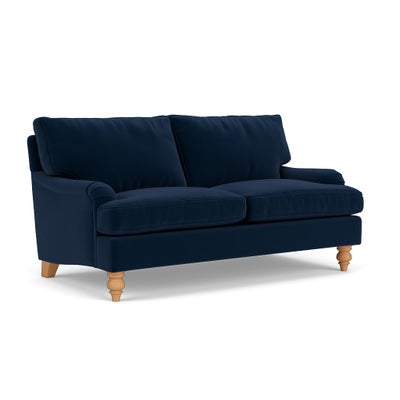 Large 2 Seater - Deep Blue - Matt Velvet