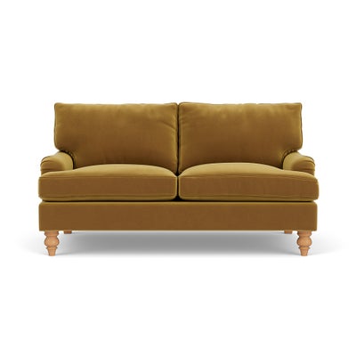 Large 2 Seater - Mustard - Matt Velvet