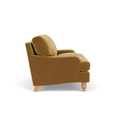 Large 2 Seater - Mustard - Matt Velvet
