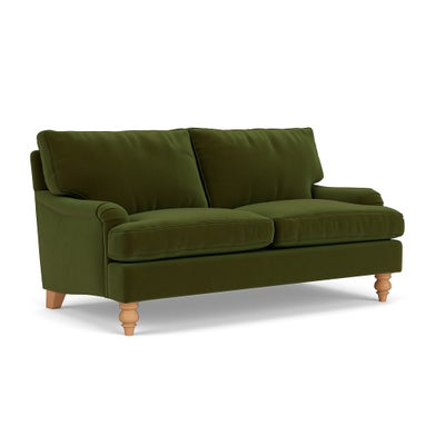 Large 2 Seater - Forest Green - Matt Velvet